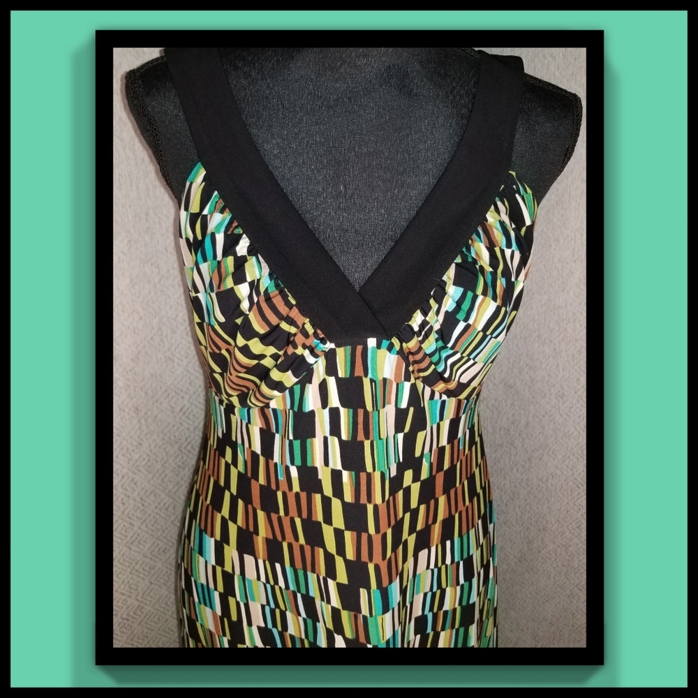 Tiana B.*Petite Geometric Patterned Summer Dress